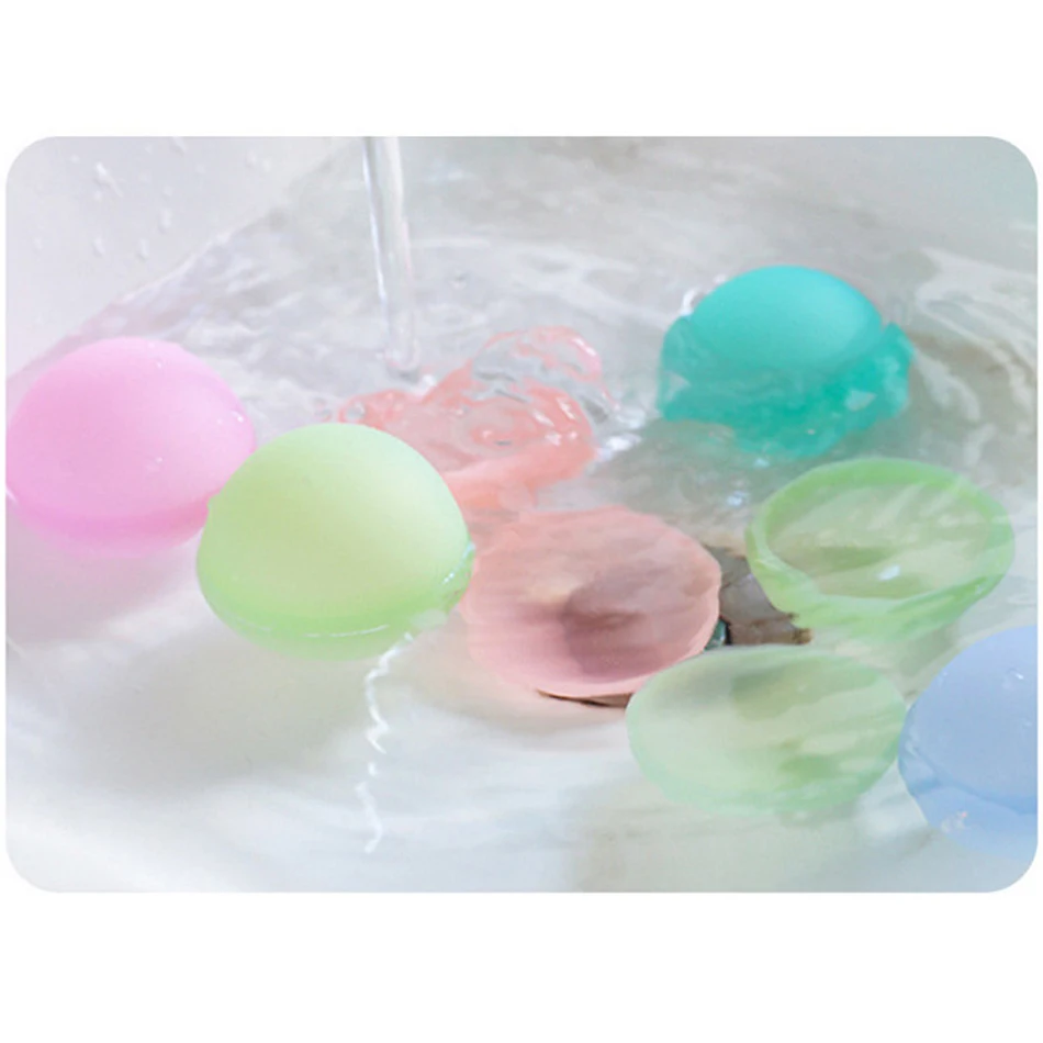 Globos de agua reutilizables para ni&ntilde;os globo de agua recargable relleno r&aacute;pido autosellado bomba agua bolas salpicad
