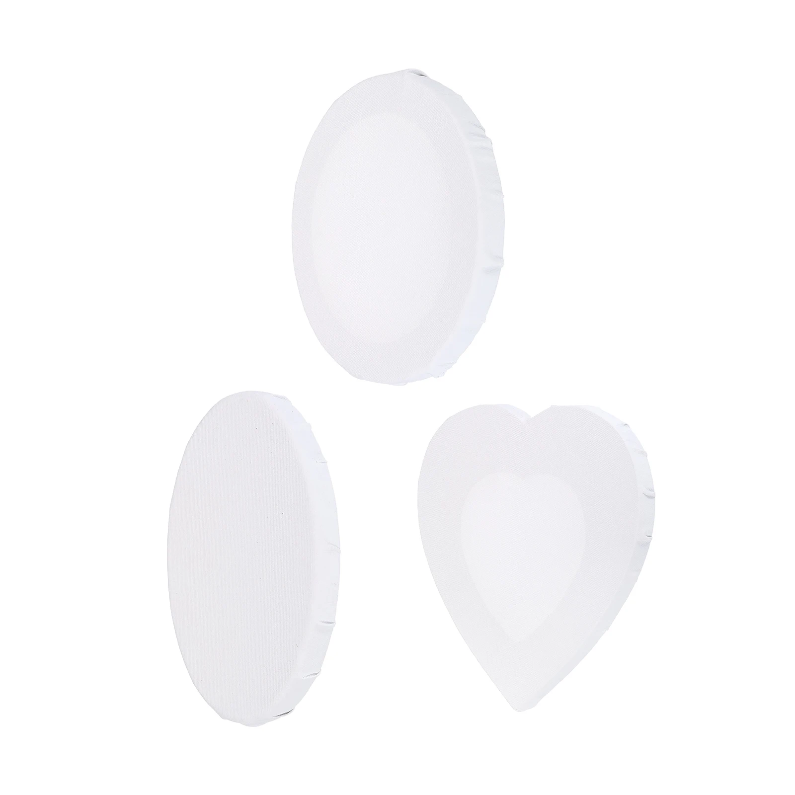 2/4Pcs White Blank Artist Canvas Wooden Board Frame Cotton Artist Canvas Boards Panels for Oil Painting Acrylic Watercolor