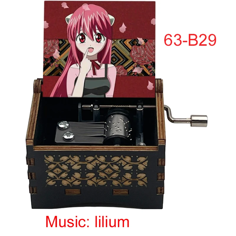 Caixa de música Bronzing Elfen Lied, Lilium, Ano Novo, Natal, Aniversário,  Presente, Dia dos Namorados - AliExpress