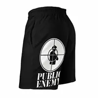 Public Enemy Public Enemy(2) Anime CausalCute Adjustable Drawcord Breathable Quick Dry Casual Beach Pantsbasketball Loose Elasti 2