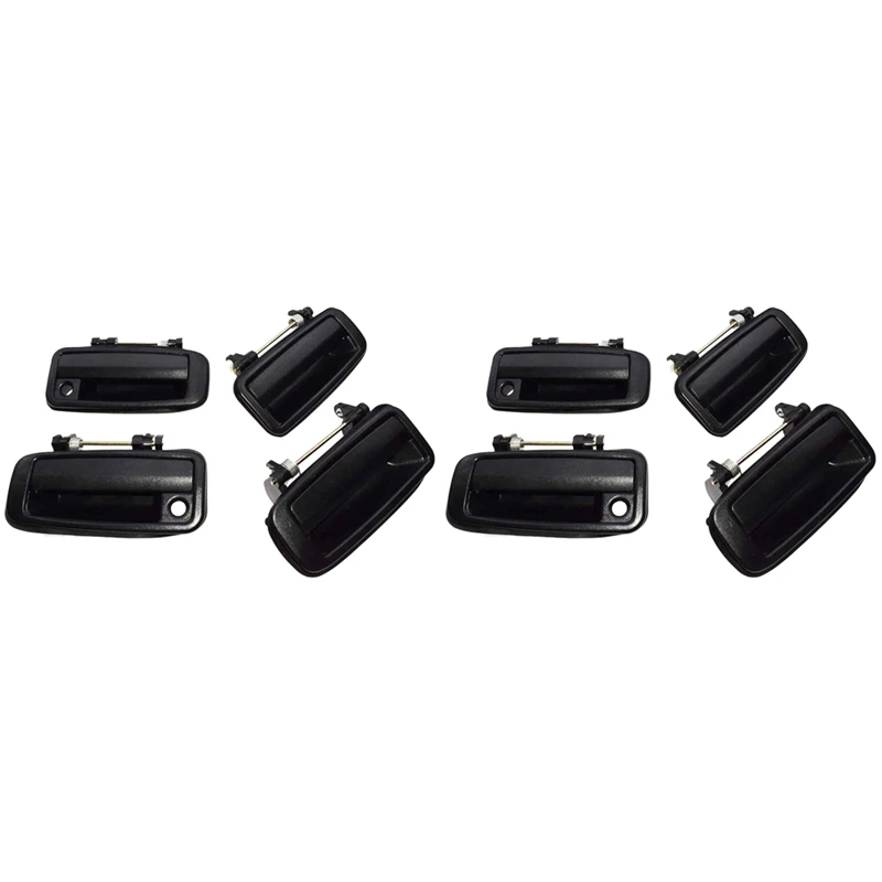 

8 PCS(Front Rear Left Right)Outside Outer Exterior Door Handle For Toyota Corolla 1988-1992 69210-12110 69220-12110