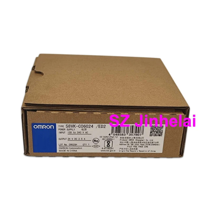 100% 오므론 S8VK-C06024 오리지널 전원 공급 장치 S8VK-C06024/ED2 60W 24VDC 2.5A