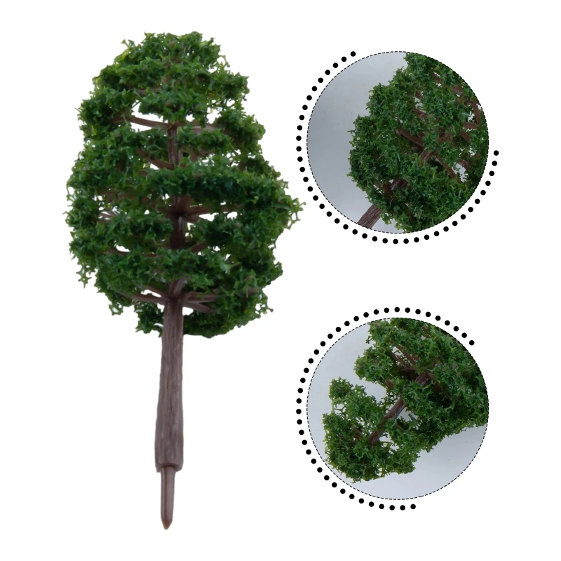 20PCS Mini Model Tree Ornaments, DIY Landscape Decorations, Sand Table Accessories, Architectural Landscape Accessories