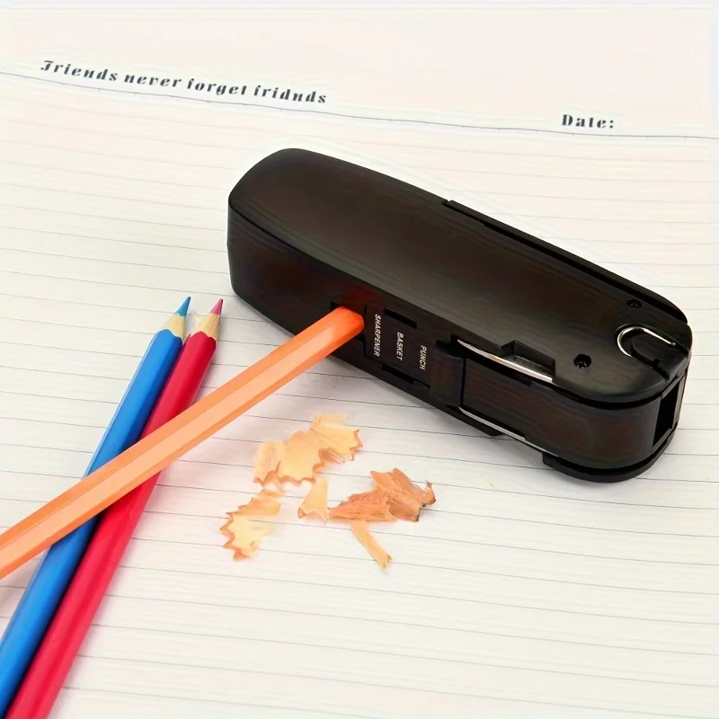 Pocket Size Multifunction Tool Multi Functional Stapler Portable Office Supplies Nail Remover Stapler 1pc
