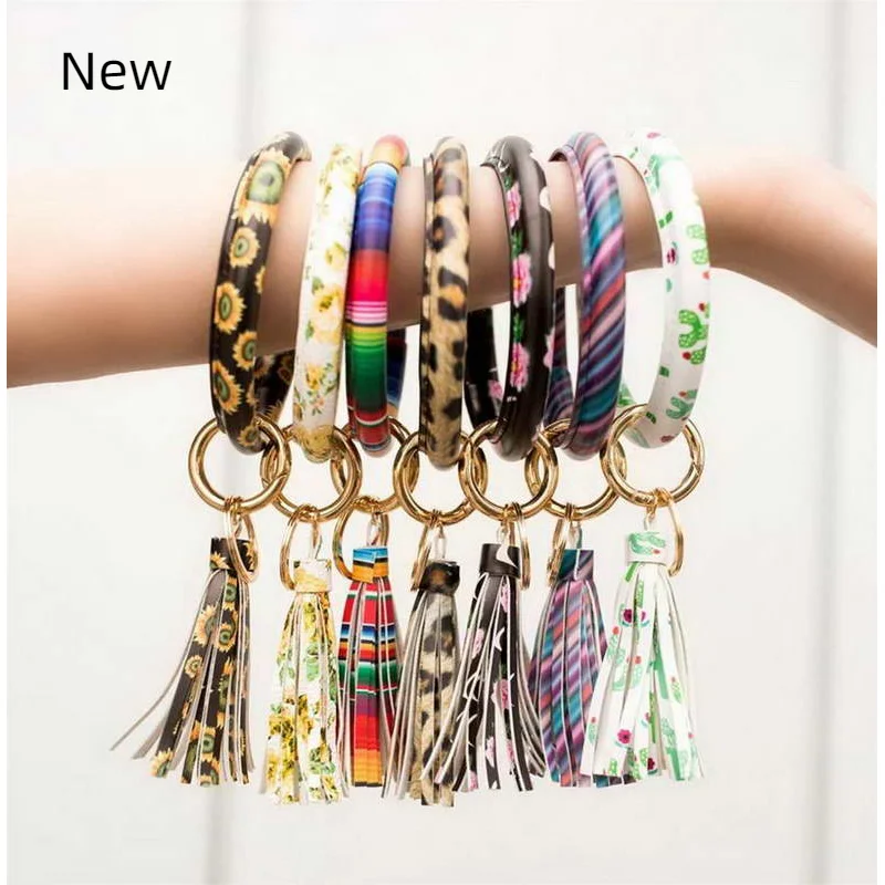 Keychain Accessories Wristlet Wholesale Wristlet Keychain Hot Sale Leather Tassel Aliexpress