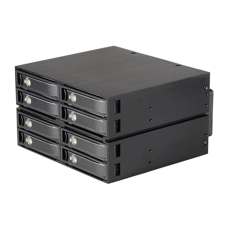 Uneatop 8-Bay Hot Swap 2.5 inch SATA SAS enclosure Internal Hdd