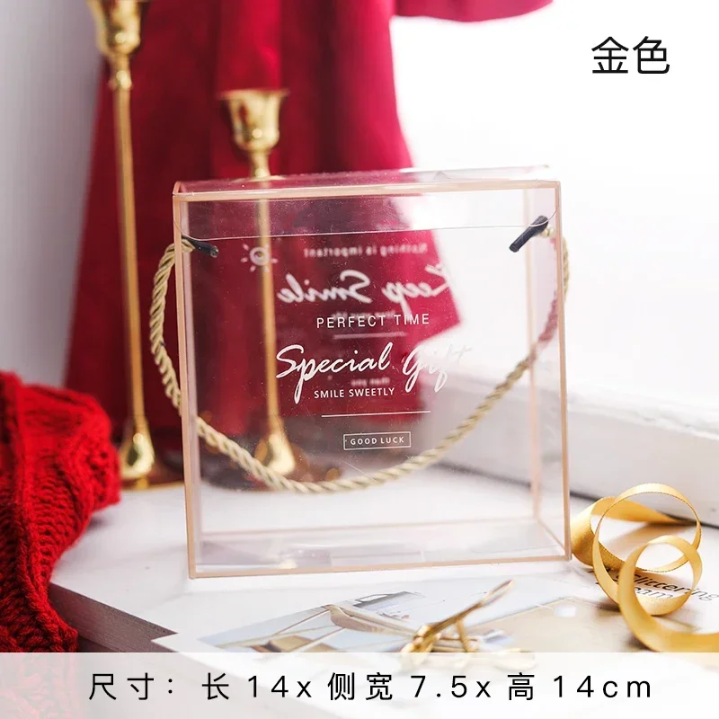 Tachiuwa Valentine's Day Gift Box With Lids Gift Boxes For Presents Roses Flower Box For Party Supplies, Valentines Day Gifts For Him Red 24cmx21cmx11cm