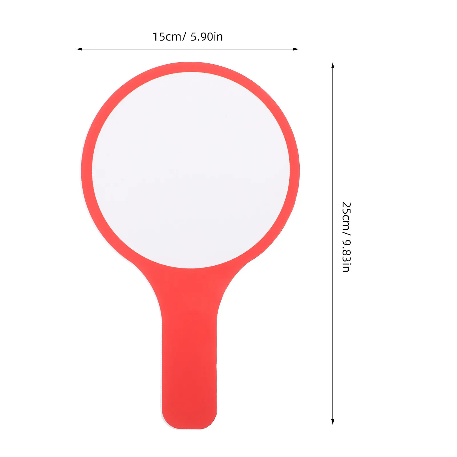 2Pcs 드라이 지우개 펜 화이트보드 휴대용 화이트보드 투표 점수 매기기 회의 교실 사용을 위한 빈 경량 미니 화이트보드