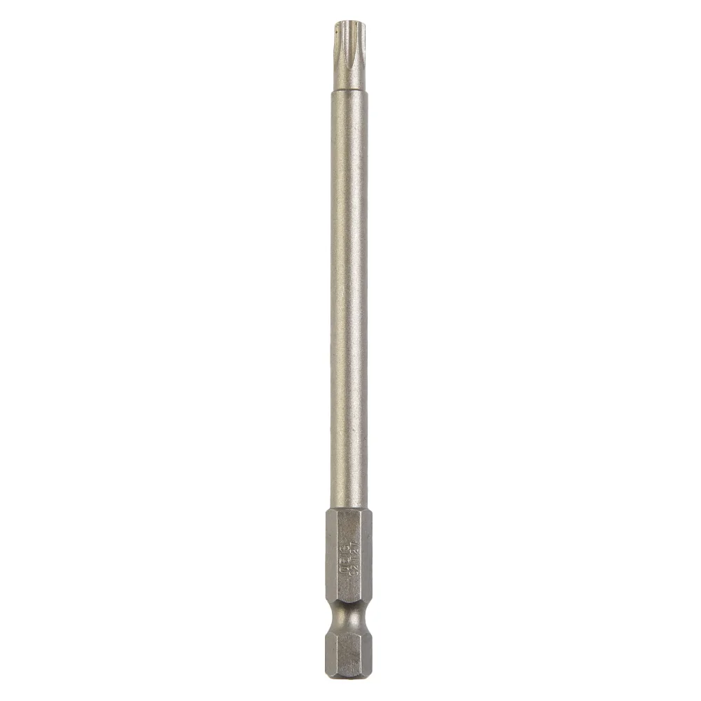 Sechskantschaft, Magnetkopf-Torx-Schraubendreher, Bit aus legiertem Stahl, 100 mm, T7/8/9/10/15/20/25/27/30/40, manipulationssicherer Stern für Sicherheit – Detail 39
