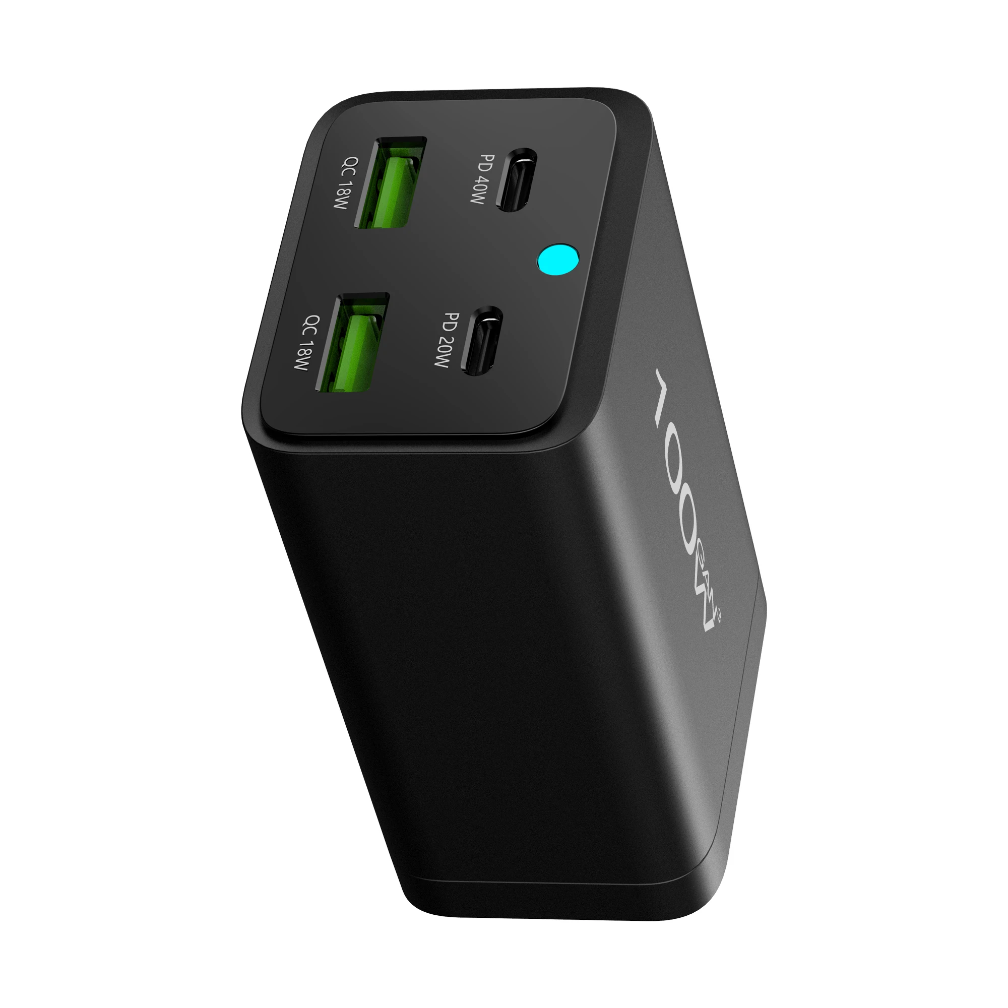 100W USB C Fast Charger GaN 4 in 1 Charging Station With 2 USB-C(40W+20W) And 2 USB Ports(18W+18W) For MacBook Laptops iPhone Sa