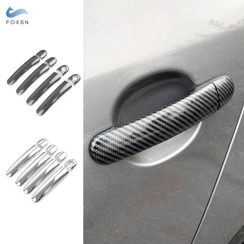 

Car Accessories Exterior Door Handle Cover Sticker Trim For VW Golf 5 MK5 Rabbit 2004 2005 2006 2007 2008 2009