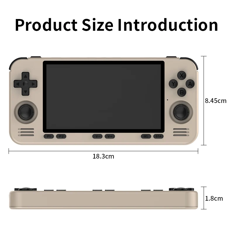Powkiddy-レトロハンドヘルドゲームコンソール、rgb10 max 3 pro