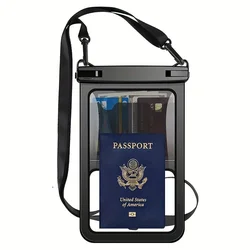 Enhanced Waterproof Phone Pouch & Storage Bag by HAISSKY (Black)