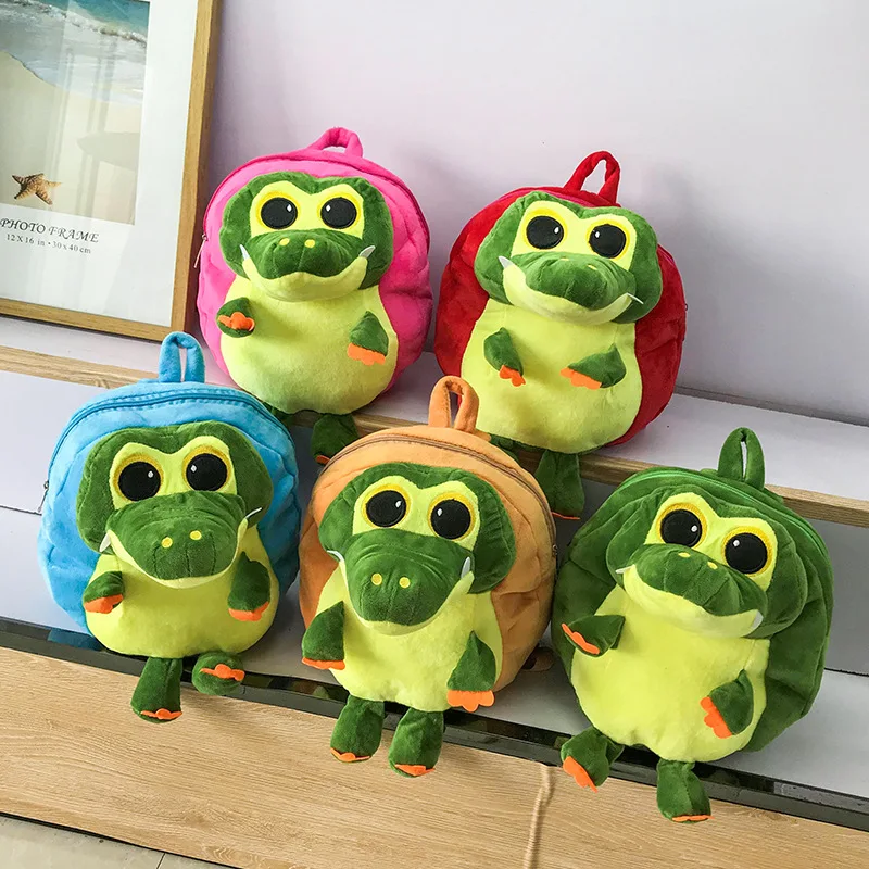 Kids Winter Plush School Bags Cute 3D Dinosaur Kindergarten Boy Girl Backpacks Cartoon Kids Should Bags Backpacks for Children