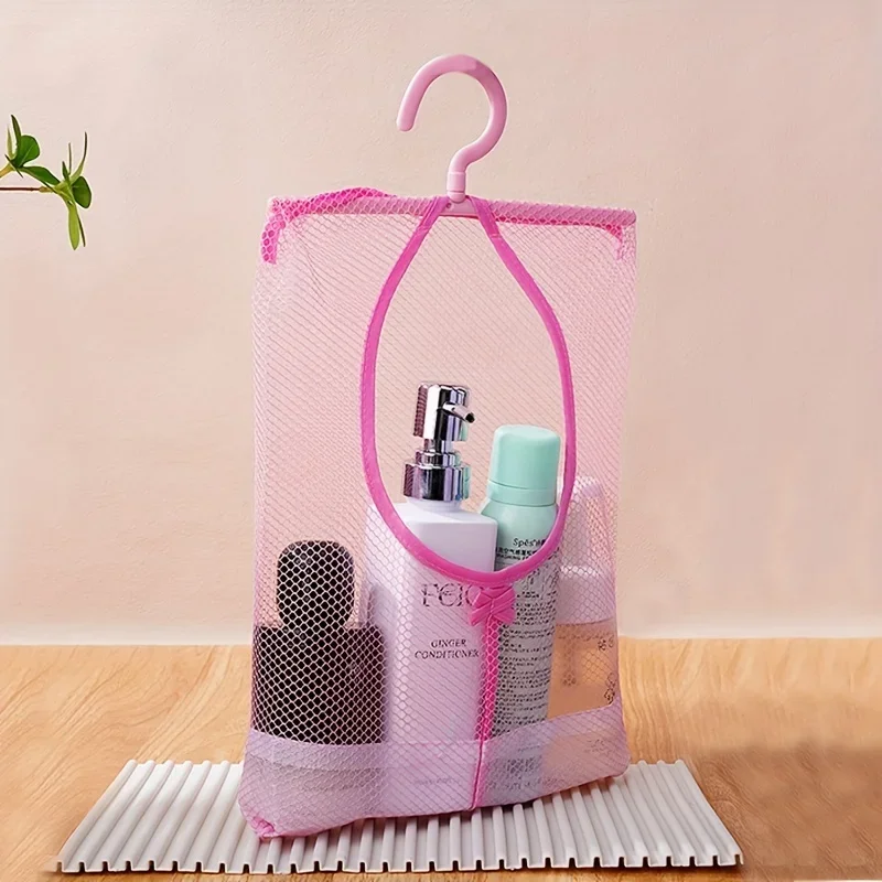 2pcs Bathroom Mesh Hanging Storage Box, Bathroom Storage