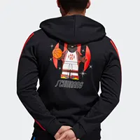Adidas véritable veste à capuche de basket-ball pour hommes H51239 3