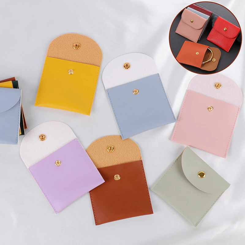 Pure Color Short Coin Purse Waterproof Large Capacity Jewelry Packaging Bag Money Bag Storage Bag Mini PU Leather Wallet 3 Pure Color Short Coin Purse Waterproof Large Capacity Jewelry Packaging Bag Money Bag Storage Bag Mini PU Leather Wallet 3