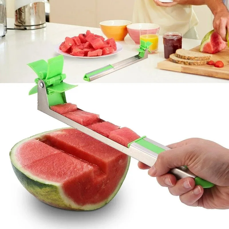 Creative Watermelon Cutter Knife Kitchen Gadgets Stainless Steel