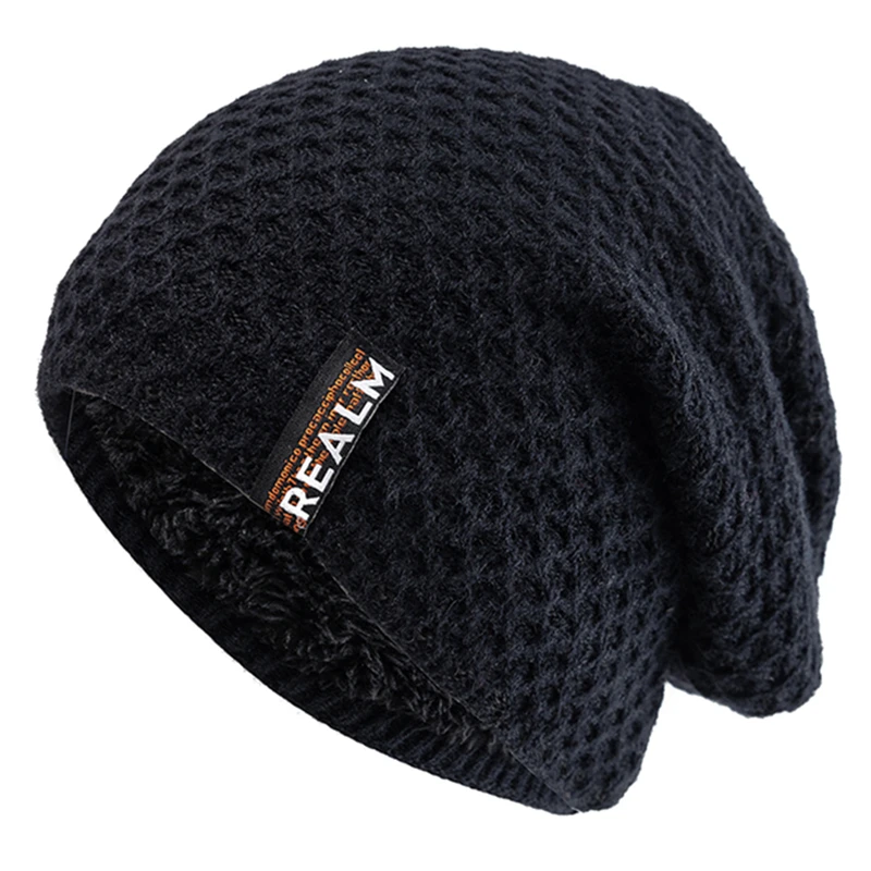 Berretto beanie in maglia per uomo e donna inverno e sci_voghion.com