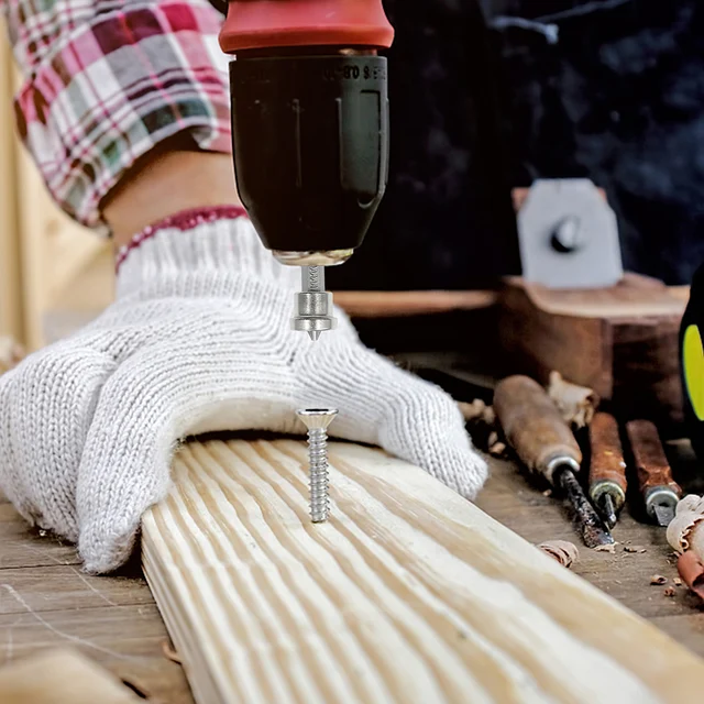 Gipszlemez Famegmunkáló Csavar Mágneses Pozicionáló Csavarhúzó Bitek Kötegelt Fej - Image 3