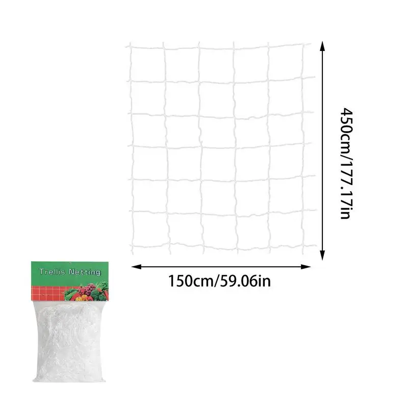 Scrog Net Heavy-Duty Garden Plant Trellis Netting Elastic Garden Trellis Soft Net For Vegetables Vines Plant Growing