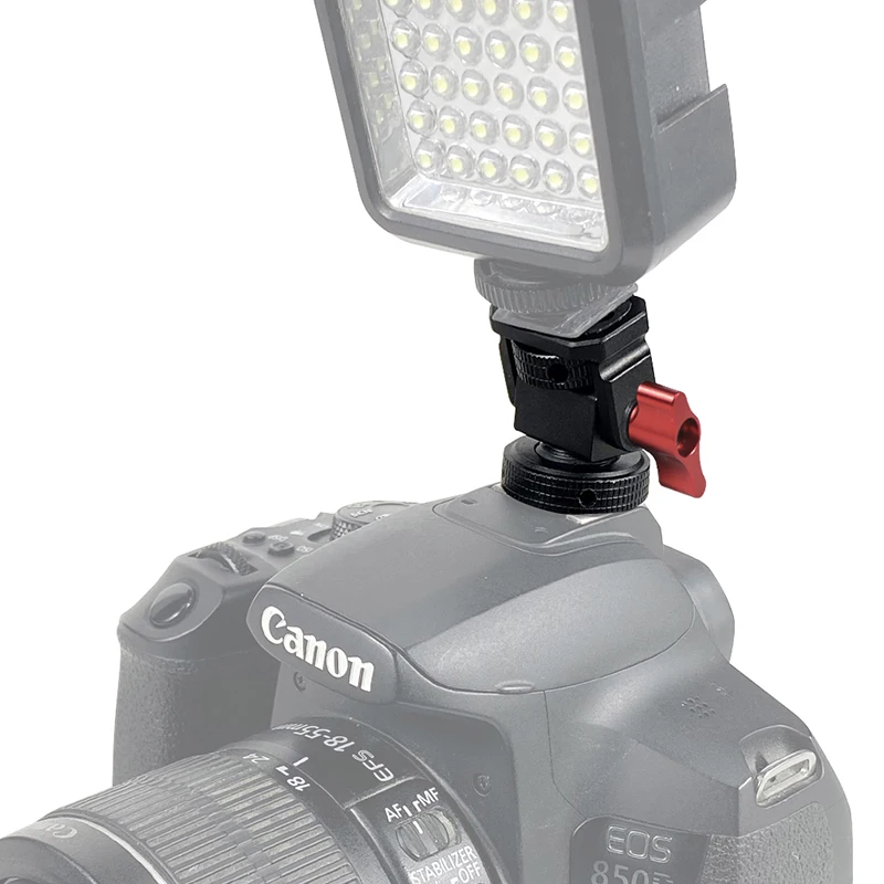 Monitor EVF Stand Holder Cold Shoe Mount for Camera Field Monitor Microphone Hot