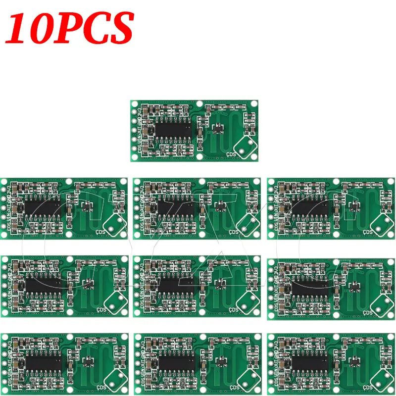 10PCS RCWL-0516 RCWL 0516 Microwave Radar Sensor Human Sensor Body Sensor Module Induction Switch Module Output 3.3V image 7