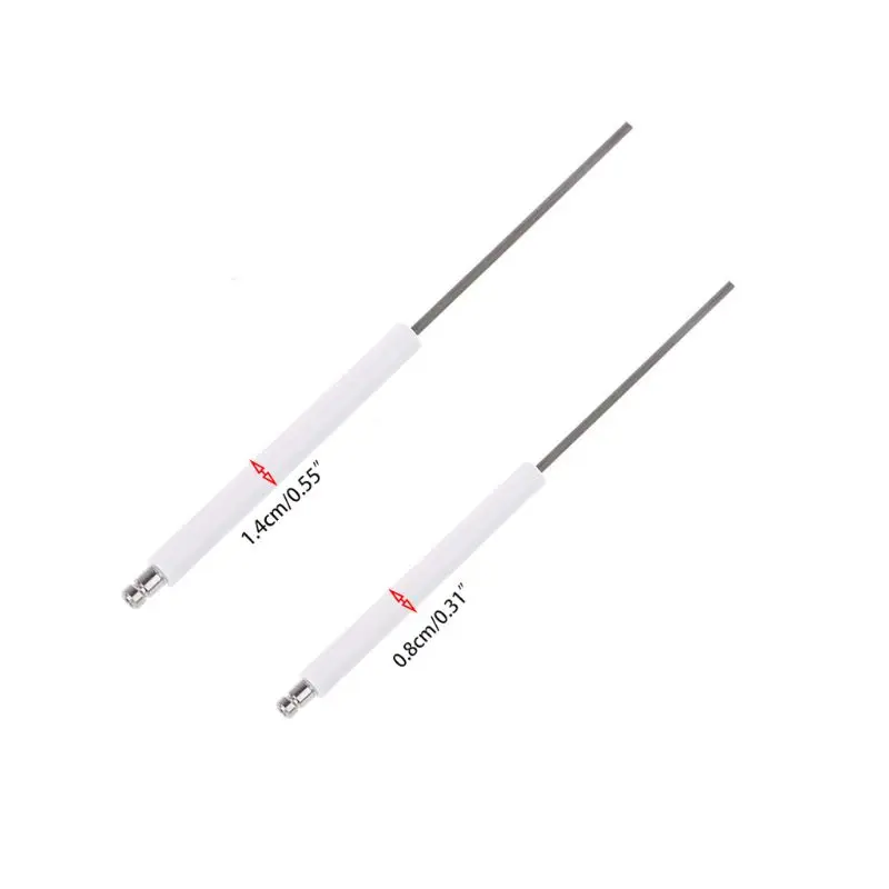 Heating Tube Ignitor Ceramic Ignition Rod Electrode Flame Detection Probe Long Burning Stick for Burner Ignition Needle