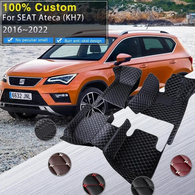 Tapis de Sol Avant et arrière en Cuir pour Seat Ateca 2016-2019