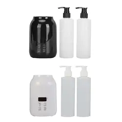 Single Bottle Oil Heater Portable Salon SPA Massage Oil Lotion Cream Heater Heated with 2Pcs Empty Bottles Oil Bottle Warmer
