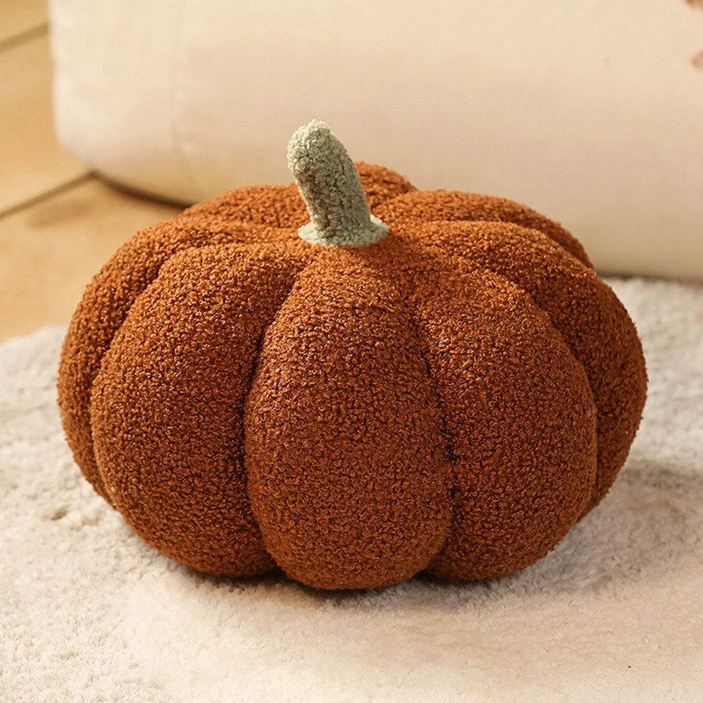 18CM Kreatives Kürbis-Plüschtier für Zuhause, Wohnzimmer-Sofa-Dekoration, Kissen mit Partikeln, Plüsch-Kürbispuppe, Halloween-Verkleidung – Detail 6