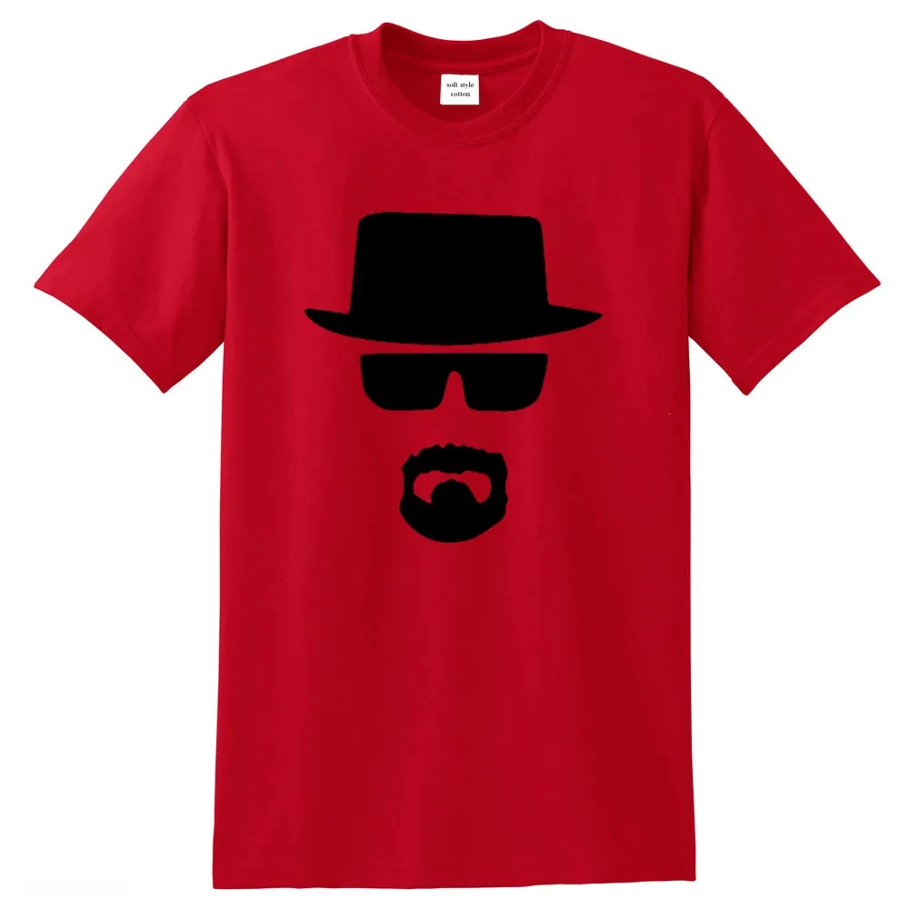 Breaking schlechte Männer Top-Qualität Streetwear Baumwolle lose Heisenberg gedruckt T-Shirt Sommer Herren T-Shirt coole Mann T-Shirt – Detail 5