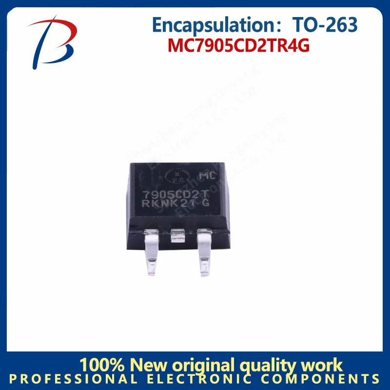 

10pcs MC7905CD2TR4G package TO-263 5V 1A linear regulator