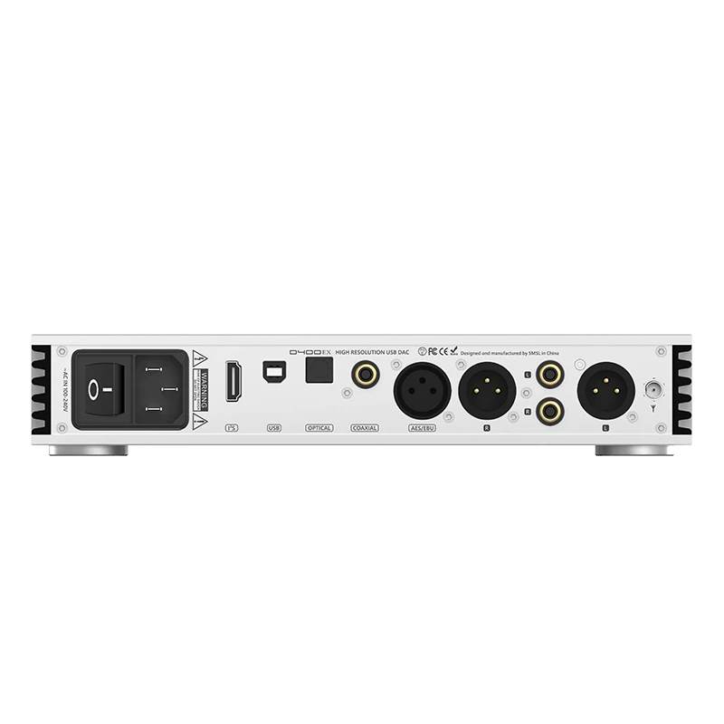 New SMSL D400EX MQA-CD Decoder Bluetooth Dual AK4499EX Desktop Hi-Res IIS DAC Balance Pre-amplifier AMP Support LDAC APTX HD