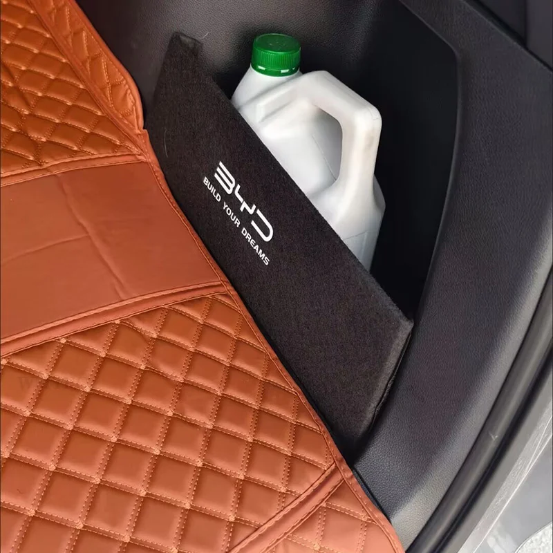 BYD 송 플러스 챔피언 2023 2024 용 하단 부트 라이너 트레이, 자동차 후면 트렁크 화물 매트 시트, 카펫 진흙 보호대 방수