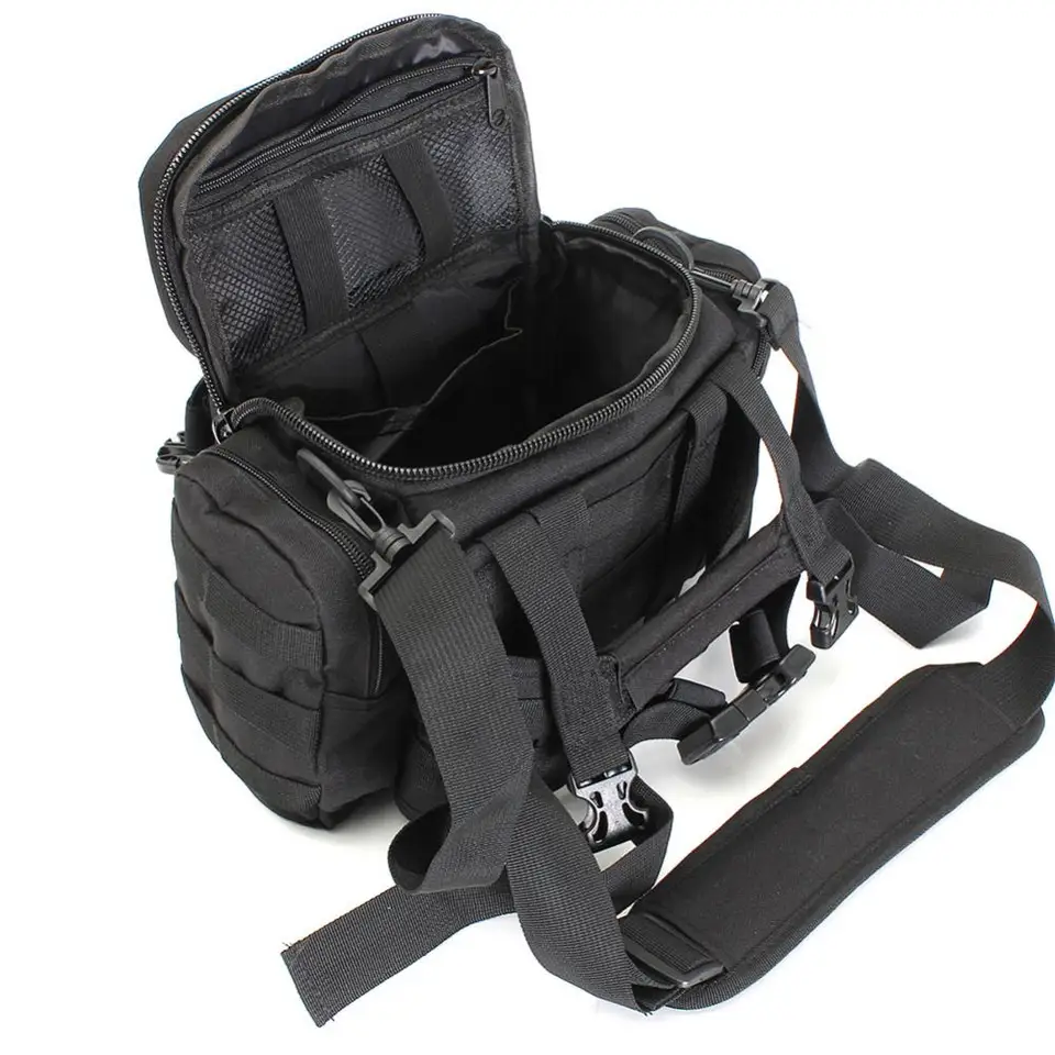 Borsa per attrezzatura da pesca, Attrezzo da pesca in tessuto Oxford, Borse per esche resistenti all'acqua, Borsa a tracolla portatile, Borsa da pesca in acqua salata, Conservazione di pesca d'acqua