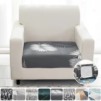 Printed Elastic Sofa Seat Cushion Cover Chair Cover Pets Kids Furniture Protector Washable Removable Slipcover 1/2/3/4 Seat 1