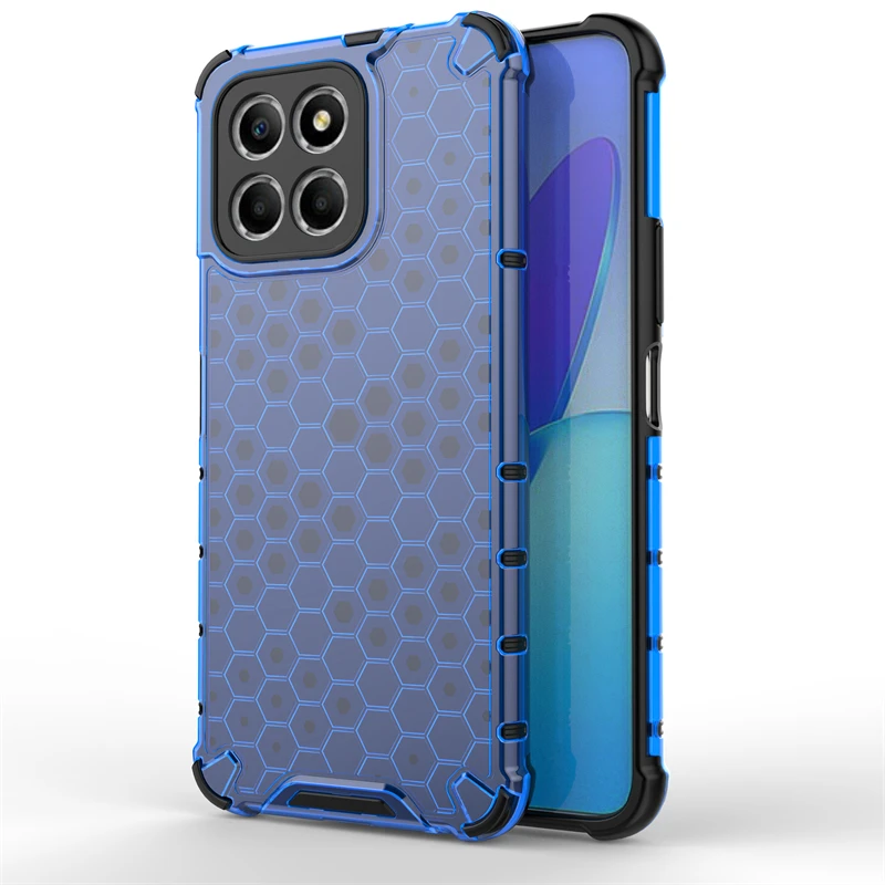 Comprar Funda armadura a prueba de golpes KEYSION para Honor 90 5G 90 Lite  silicona + PC funda de teléfono transparente de panal para Huawei Honor 70  Lite 5G