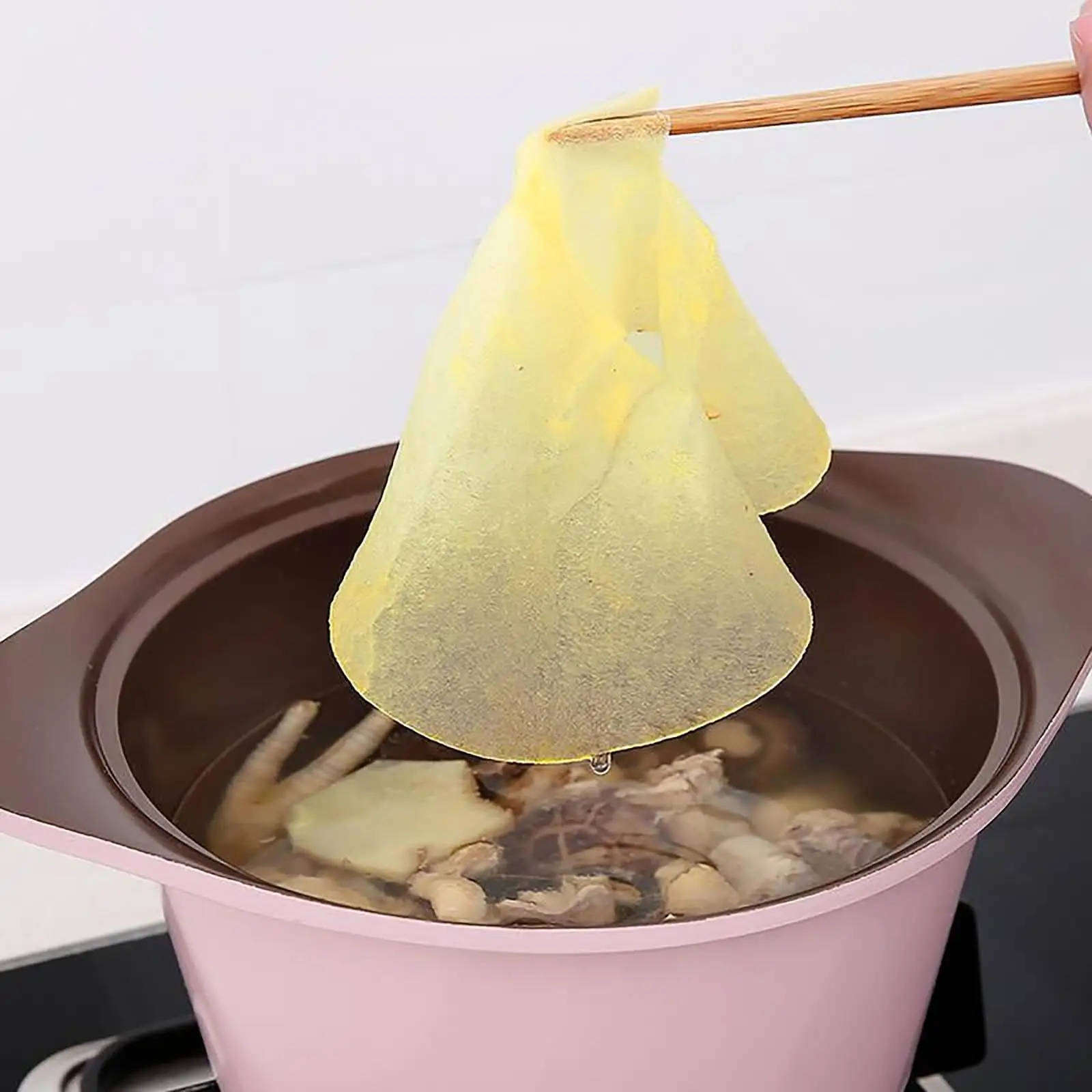 12Pcs Oil-Absorbing Paper Round Oil Absorbing Sheets Multifunction Kitchen Oil Absorption Paper for Cooking Baking