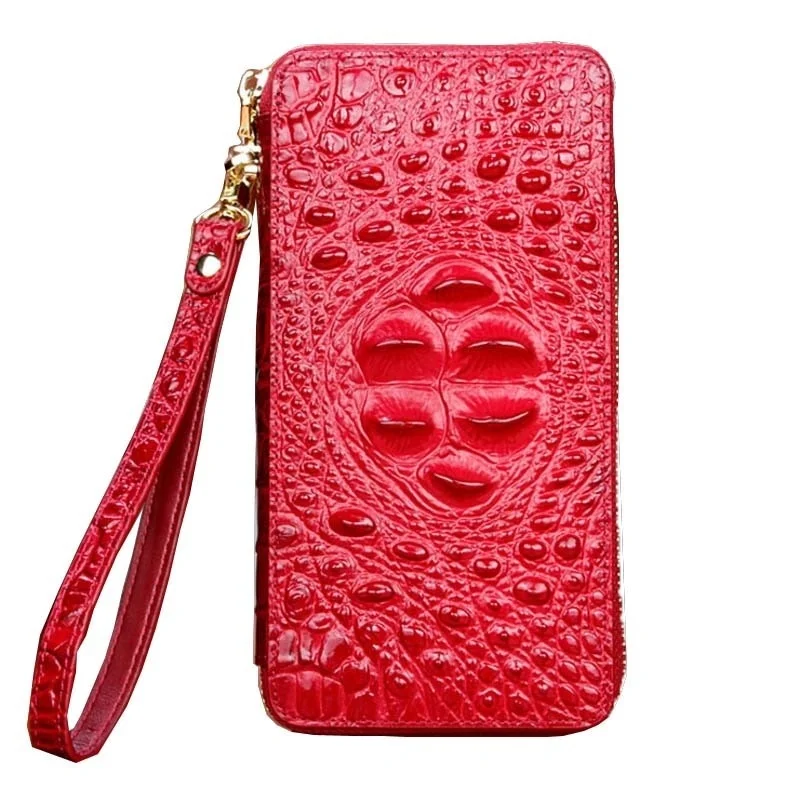 Genuine Leather Women's Fashion Luxury Wallet High-quality Long Leisure Cozy Handbag Multiple Card Positions Clutch Bag Purses