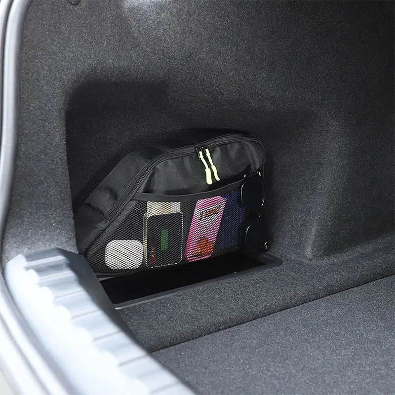 

For BMW 3 Series G20 2019-2023 Oxford Cloth Black Car Trunk Storage Bag Multifunctional Organizer Toolkit Car Accessories