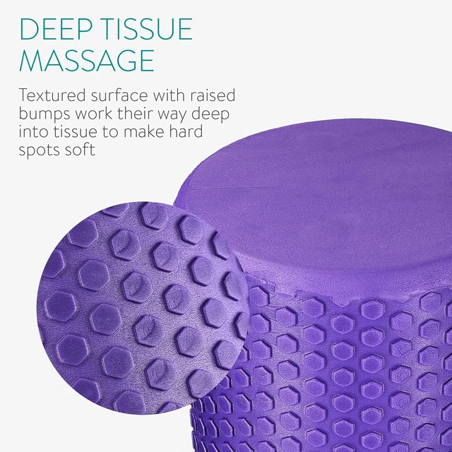 (Random Color ) 30/45/60*10 CM Mini Yoga column Finess Foam Roller EVA Soft Density Massage Roller for Exercise, Physical Therap 3