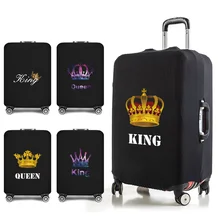 

Suitbag Cover,elasticized Cover To Protect Luggage While Traveling,travel Accessories for 18-28 Inch King Print Protective Cover