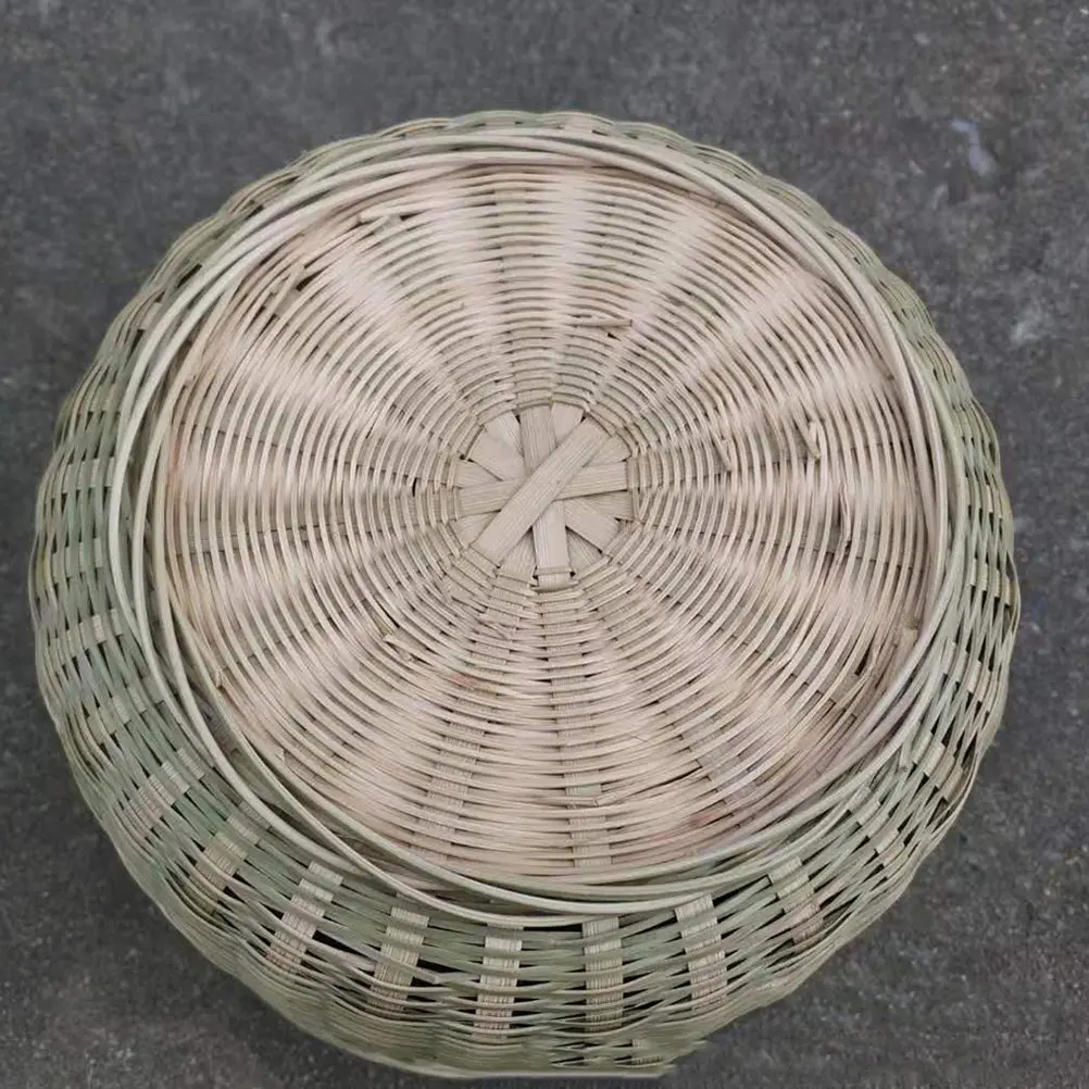 대나무 바구니형 쓰레기통, 주방, 욕실, 침실, 가정 정리용 대형 수납 바구니, 야채, 과일, 잡화 건조용