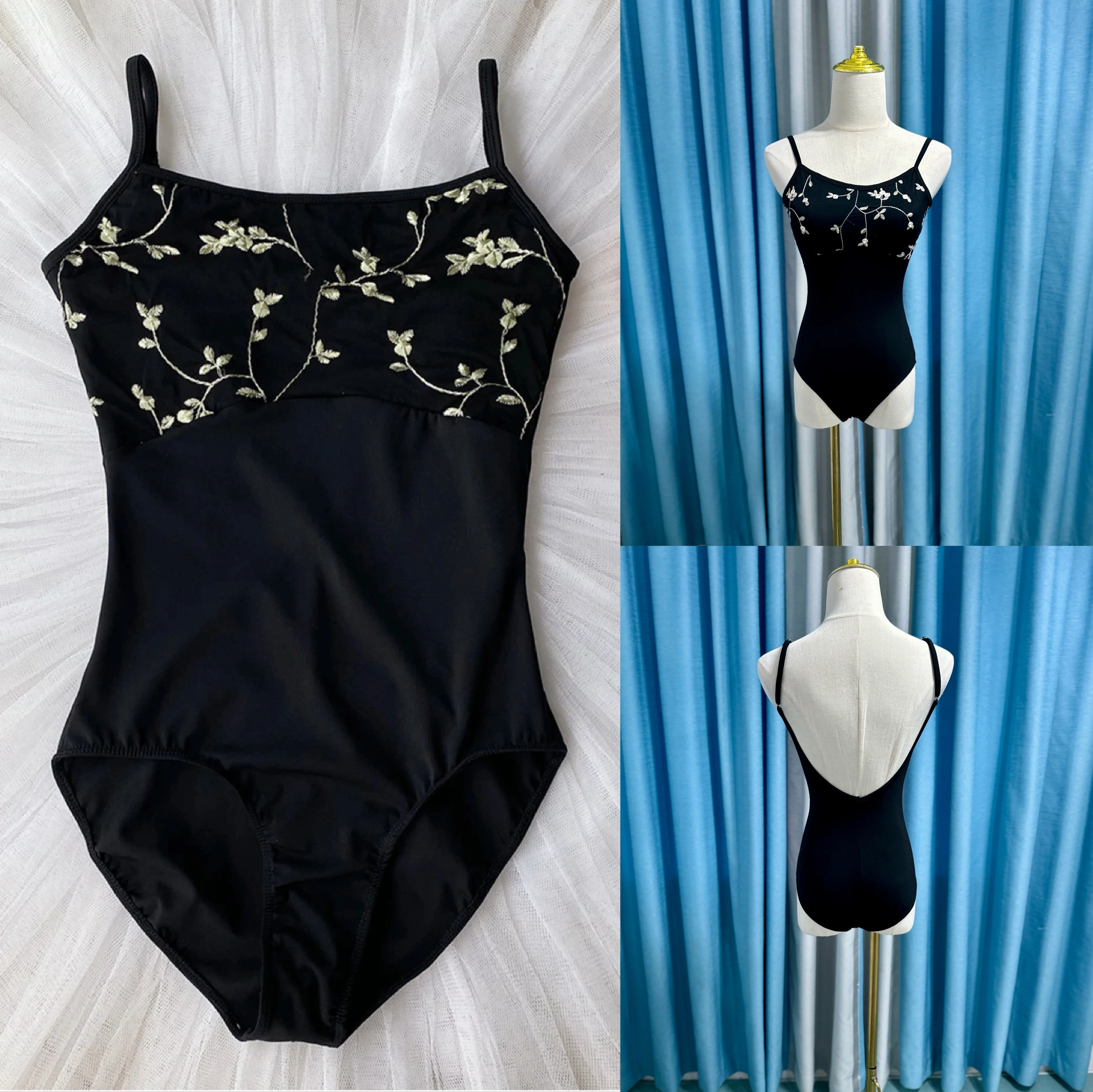 Daily Practice Ballet Dance Leotard Women Team Gymnastics Dancing Clothes Adult Advanced Printing Ballet Leotard Dance Leotard