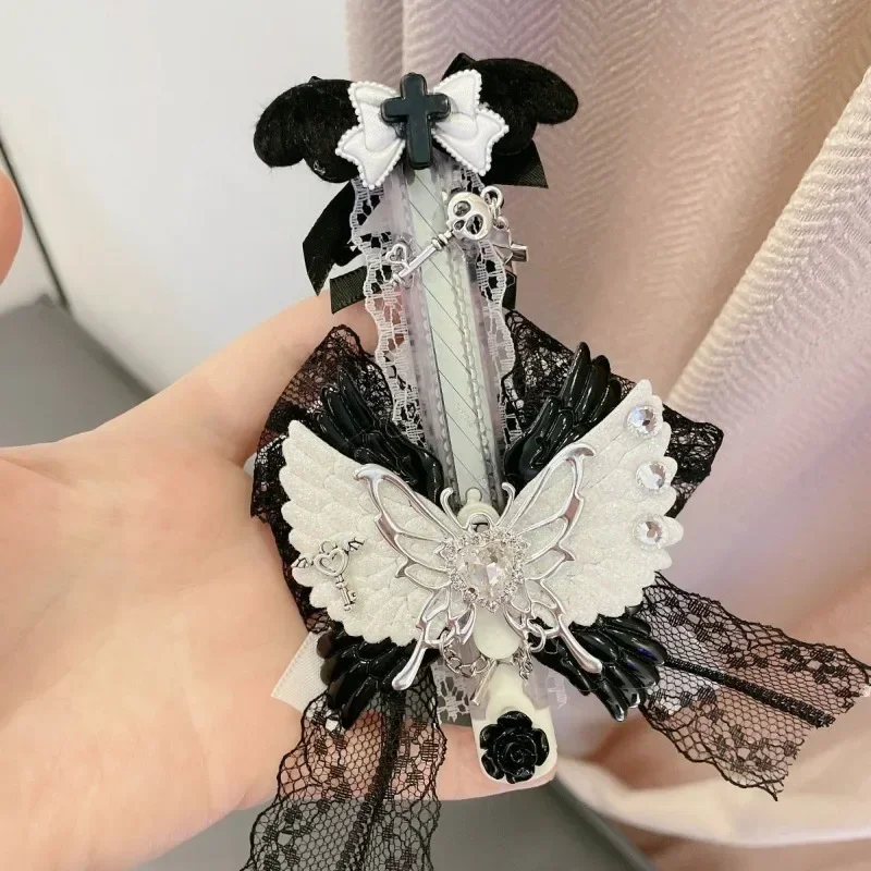Letter Opener Utility Knife for Student Wings Fashion Gothic Style Swings Bow Mail Opener