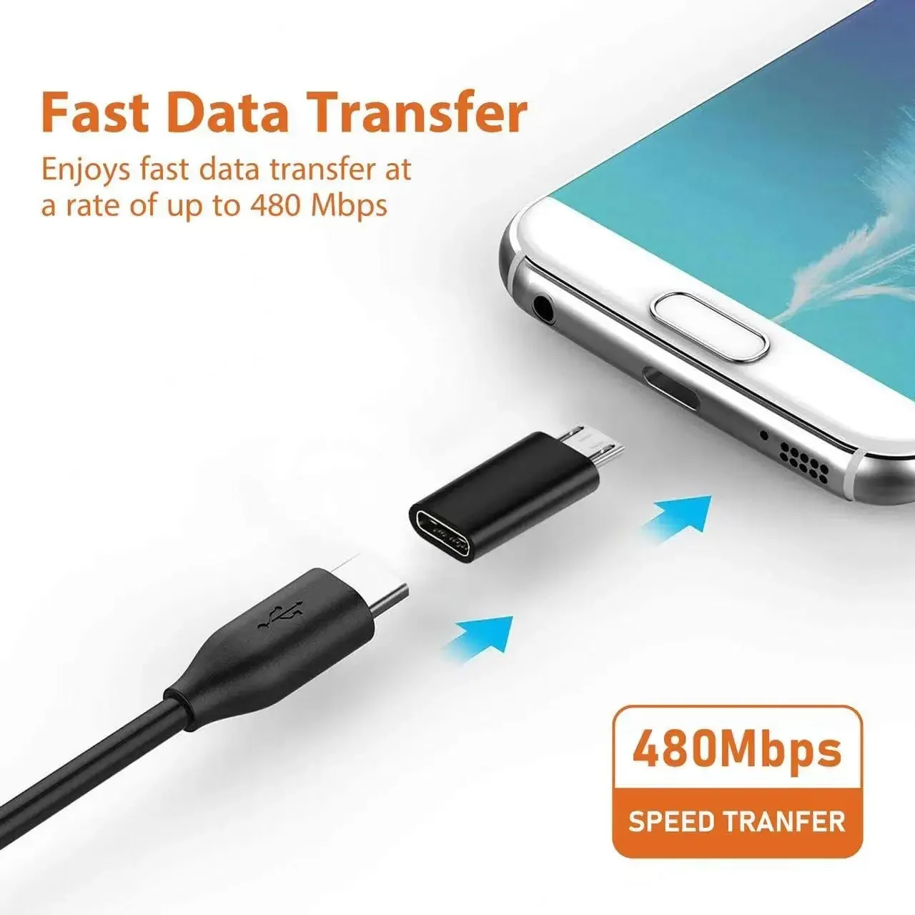 USB Type C Female To Micro USB Male Adapter Type-C Micro Charger Convert Connector for Xiaomi Redmi Huawei Phone Converter usb to type c adapter