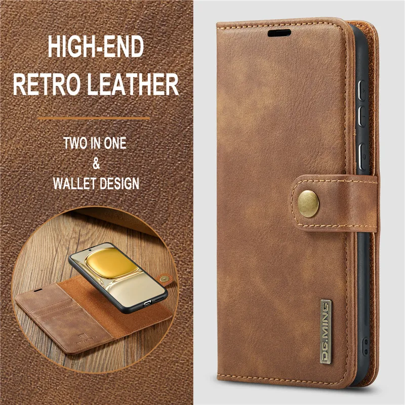 P50 Pro 2in1 Detachable Magnet Flip Case for Huawei P50 Pro Leather Wallet Case Huawei P40 P 30 20 Lite Honor 20s Mate 30 40 Pro