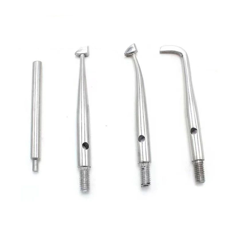 1 Set Dentistry Automatic Singlehanded Crown Remover Gun Stainless Steel Dental Surgical Instrument Tools with 3 Working Tip