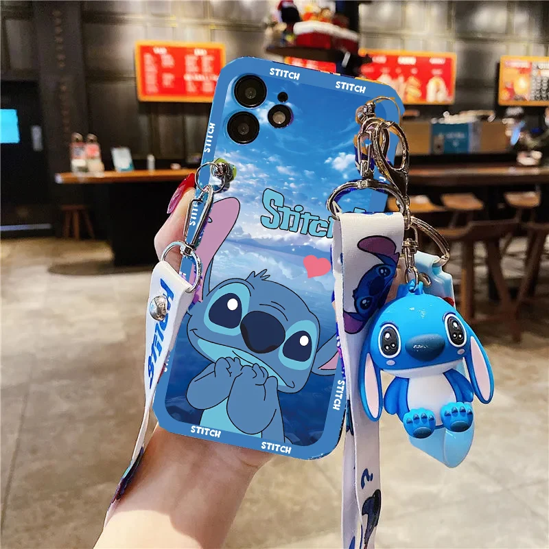 Custodia In Tpu Cartoon Cute 3D Stitch Angel Per Huawei Nova 5T Y9S Y6P Y70 Y9A Y7A Y9 P30 Lite Pro Prime P Smart 2019 2021 Cover Per Telefono